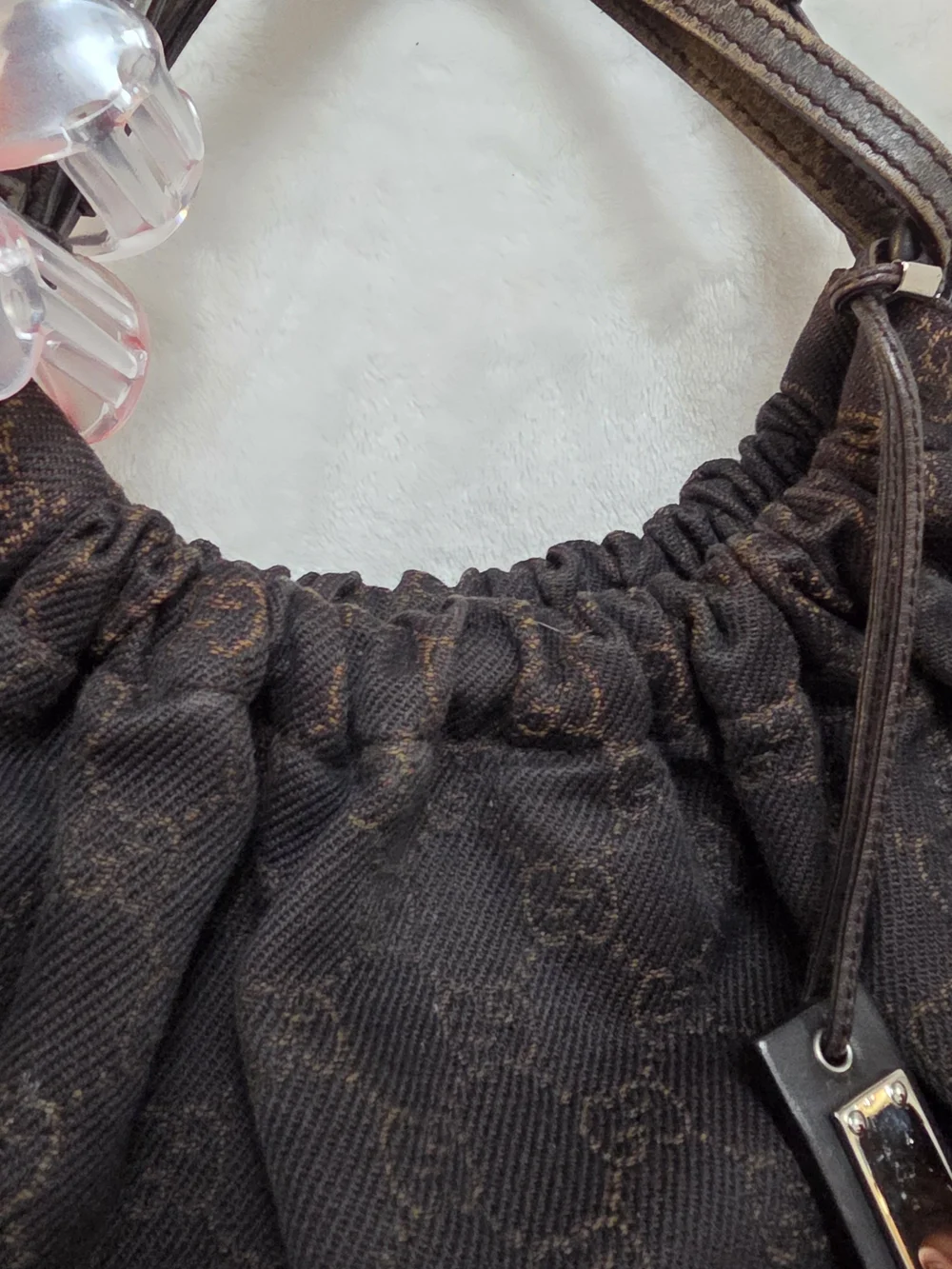 Vintage Gucci GG Monogram Canvas Hobo Bag – Tom Ford Era - Picture 6 of 16